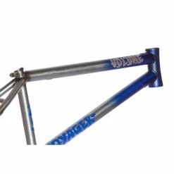 Volume Bikes Cadre VOLUME Voyager XL Flat Blue To Raw -BMX Basprix cadre volume voyager xl flat blue to raw 2