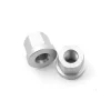 Paire D'écrous KHE Pour Axe 10mm Argent -BMX Basprix paire d ecrous khe pour axe 10mm argent