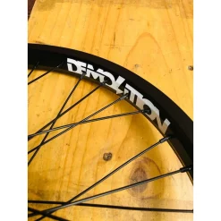 Roue Custom KHE X Demolition 20' Freecoaster Noire 10 Roue Custom KHE X Demolition 20' Freecoaster Noire -BMX Basprix roue custom khe x demolition 20 freecoaster noire 2