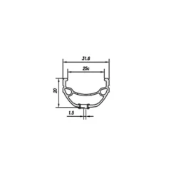 Mach1 Roue Kargo Avant 20" DISC 6T Velox X Shimano Noire -BMX Basprix roue kargo avant 20 disc 6t velox x shimano noire 2