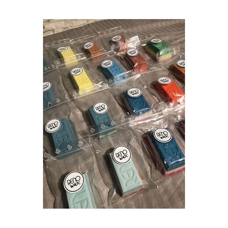 WAX RENO Bleue/Rouge 3 WAX RENO Bleue/Rouge